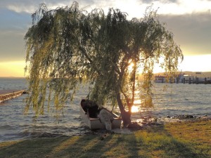 Le coucher de soleil, le silence, la musique... l'âme de l'Isola Maggiore...