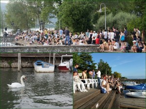 La lingua del Cigno, alle darsene di Isola Maggiore  -  2012