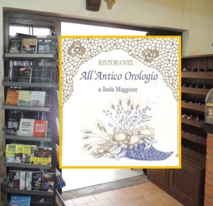 Libri al ristorante "Antico Orologio".