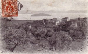 1902   -   Isola Maggiore vue de Tuoro-sul-Trasimeno.