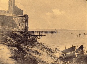 1909  -  Pontile de Passignano sul Trasimeno.