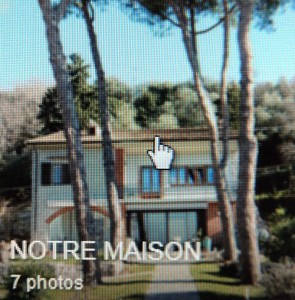 Premier album :  notre maison.