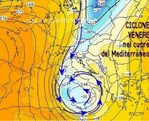 Carte météo du 8 novembre 2013.