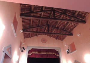 Auditorium del Tratro dell'Accademia di Tuoro sul Trasimeno.