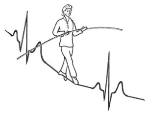 Depuis le 24 janvier, j'ai été bringubalé  d'une crise de fibrillation auriculaire à la suivante, puis à la suivante, puis...