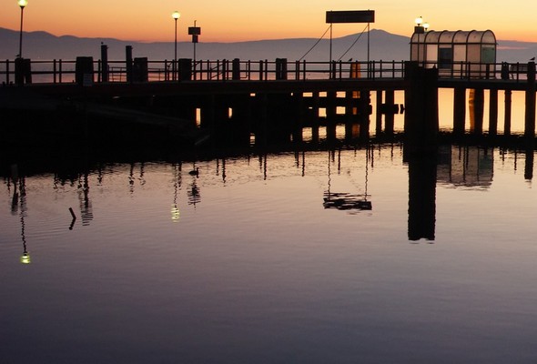 Le pontile.