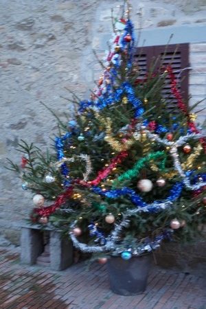 L'albero di Natale da Cristiano.Quindi è il momento di presentarvi qui sotto alcune immagini di questo altro volto della via Guglielmi per coloro che non hanno avuto l'opportunità di vedere.Per me, il più riuscito !